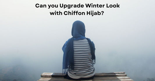 Can you upgrade winter look with chiffon hijab - Ayesha’s Collection