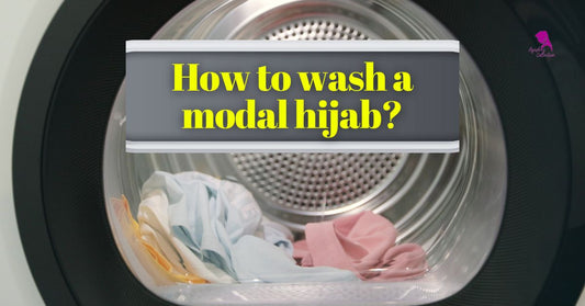 How to wash a modal hijab