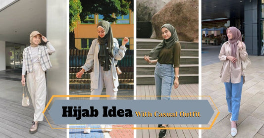 Hijab Idea With Casual Outfit: