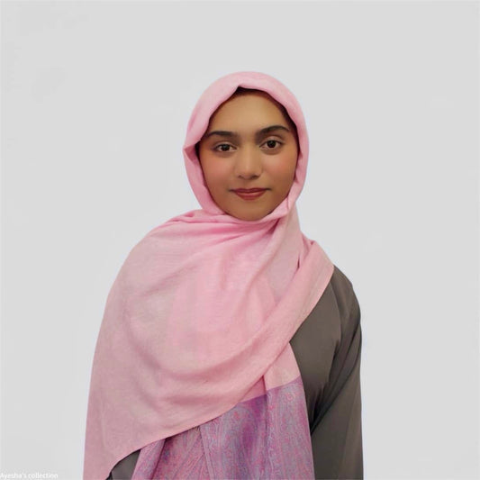 Pashmina Shawl (Candy Pink) - Ayesha’s Collection