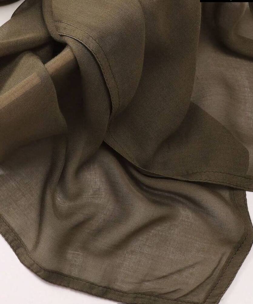 Olive Green Modal Hijab - Ayesha’s Collection