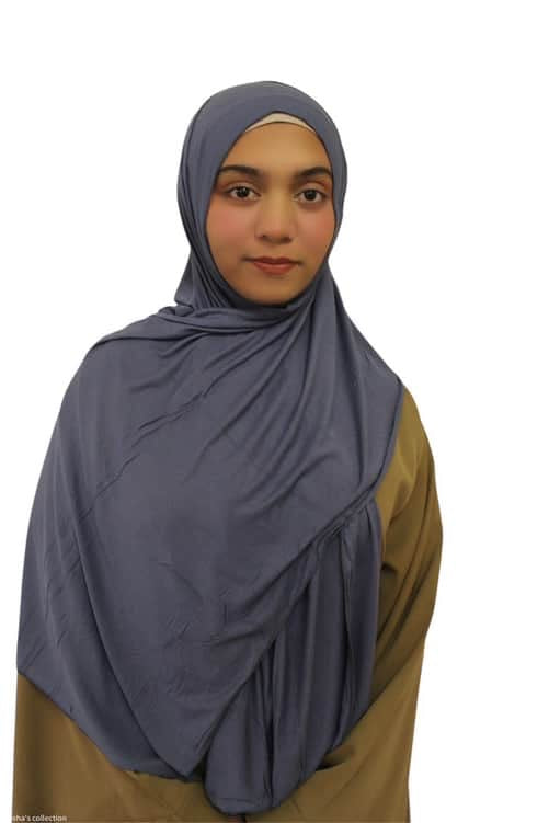 Rayon Jersey Scarf (Dusty Blue)