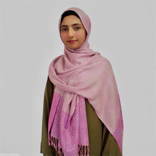 Pashmina Shawl (Pink) - Ayesha’s Collection