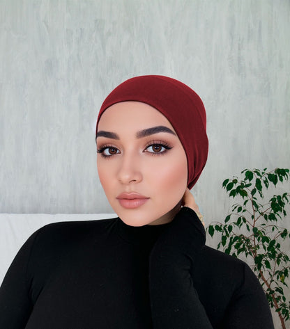 Premium Breathable Modal Hijab | Burgundy