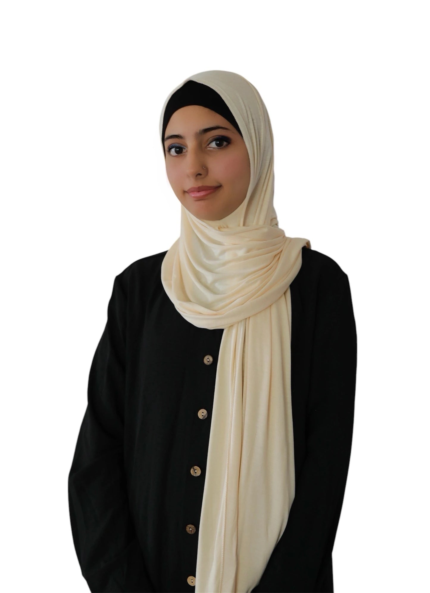 Rayon Jersey Scarf (Beige) | Ayesha's Collection