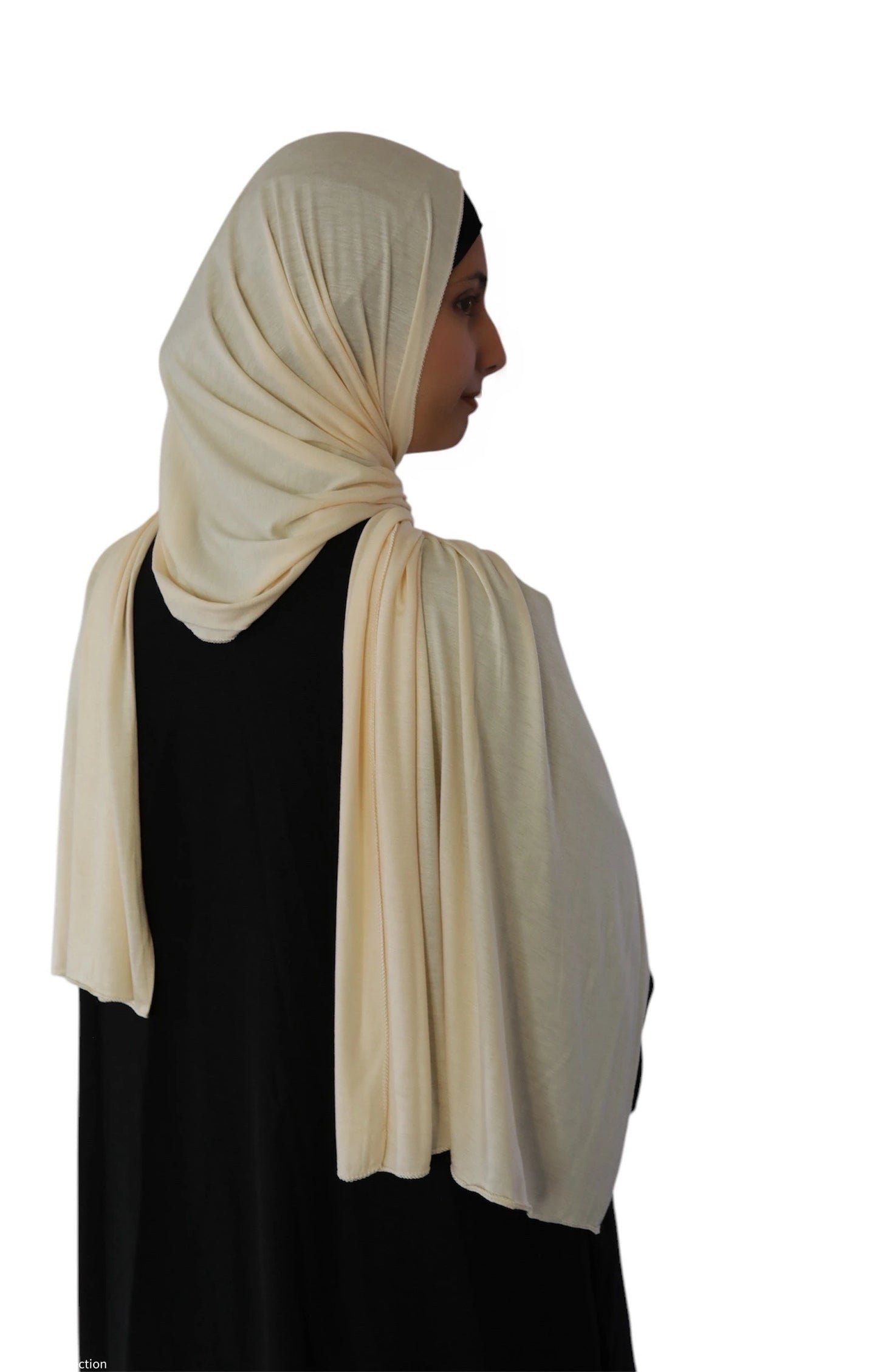 Rayon Jersey Scarf (Beige) | Ayesha's Collection