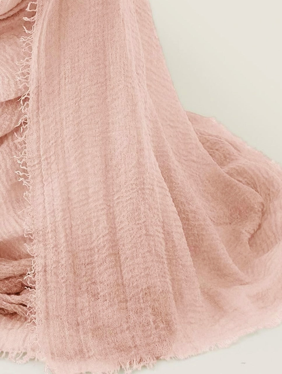 Best Baby Pink Cotton Scarves - Ayesha’s Collection