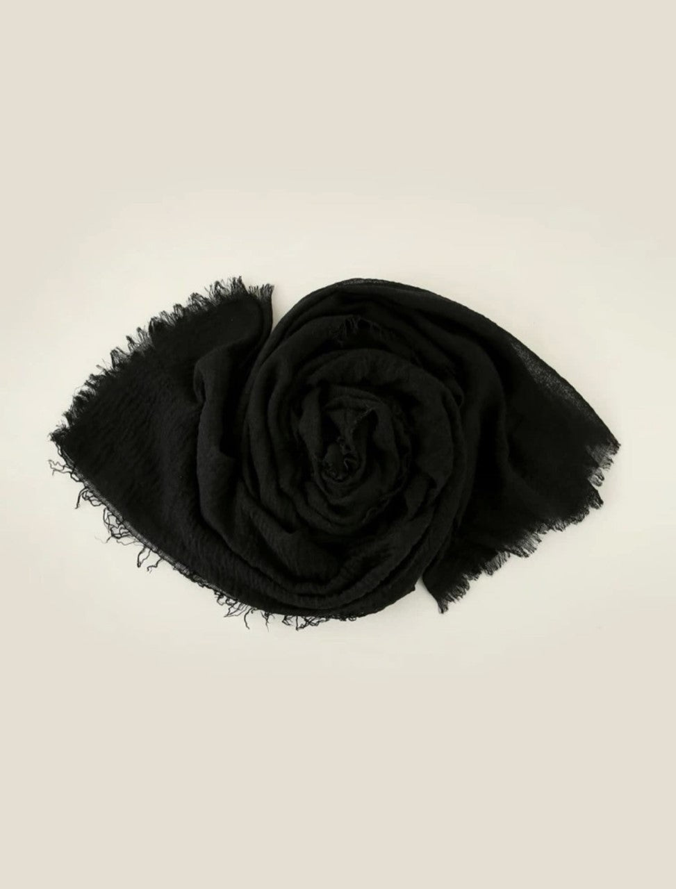 Black Cotton Head Scarf for Ladies  - Ayesha’s Collection