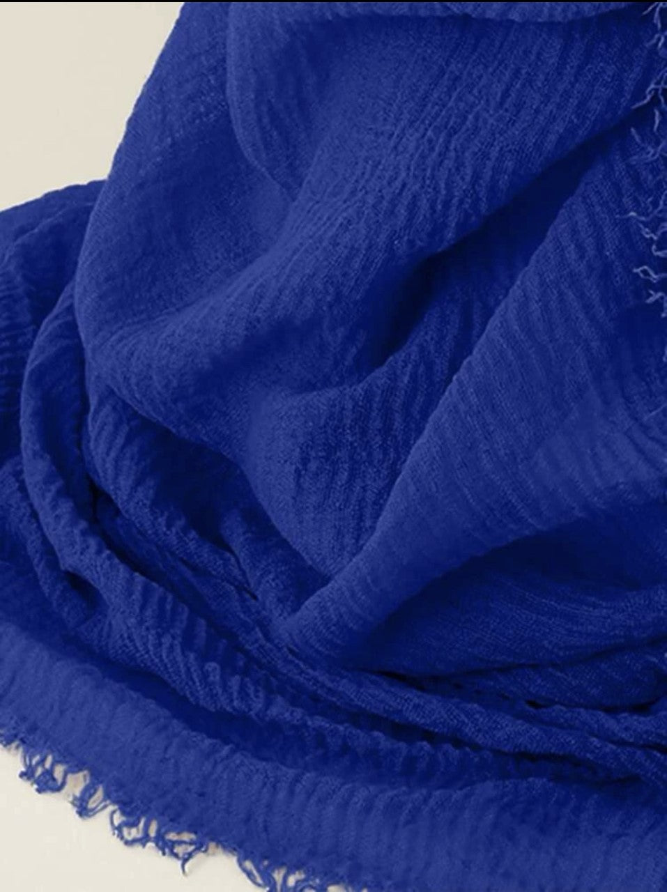 Cotton Scarf (Royal Blue)