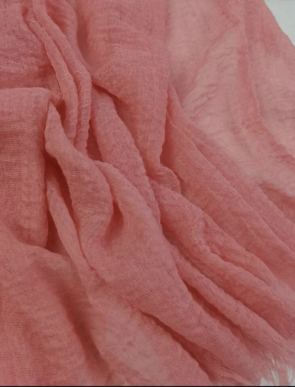 Cotton Scarf (Pink Orange)