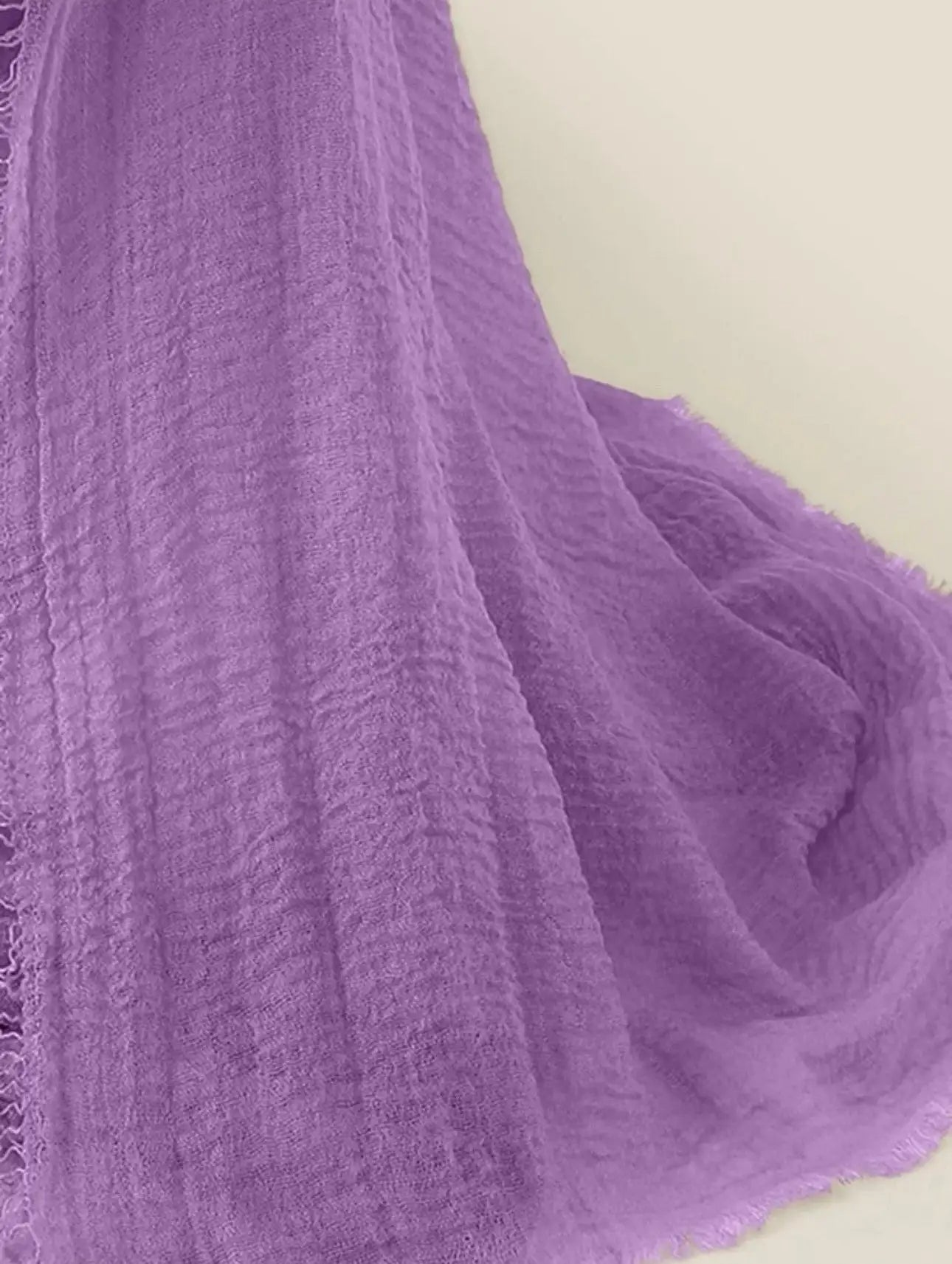 Cotton Neck Scarf - Cotton Scarf Mauve Purple - Ayesha’s Collection