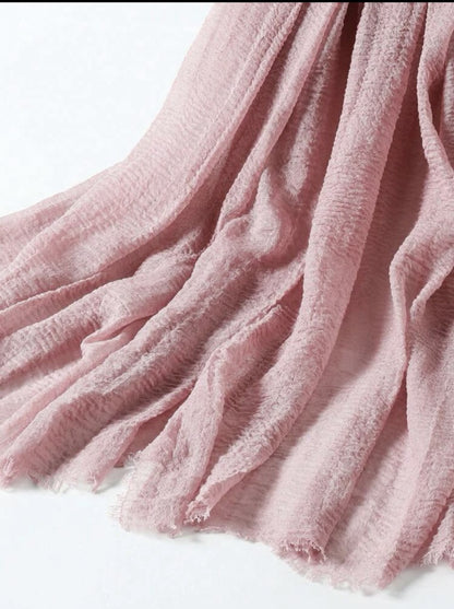 Cotton Scarf (Purplish pink )
