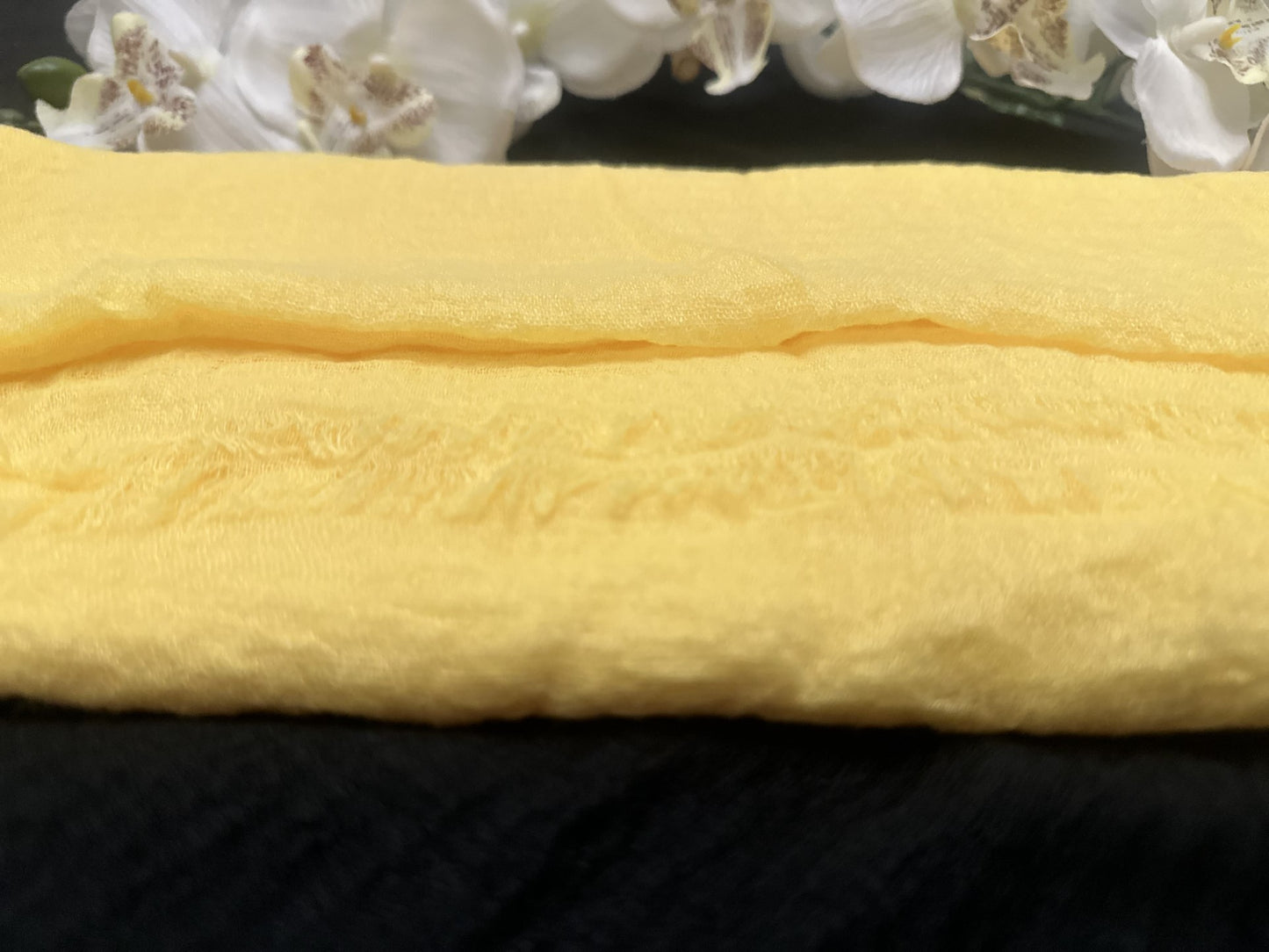 Lightweight Yellow Summer Scarf - Ayesha’s Collection