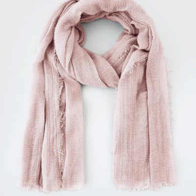 Best Baby Pink Cotton Scarves - Cotton Scarf (Baby Pink)