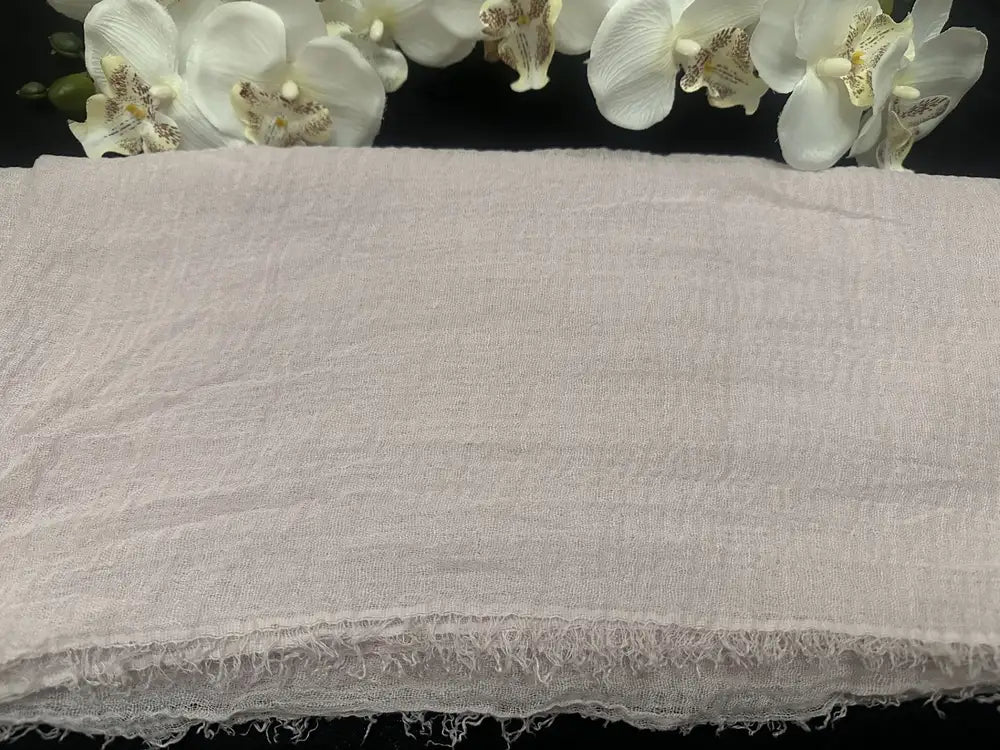 Cotton Crimp Hijabs - Cotton Scarf (Nude Pink) - Ayesha’s Collection