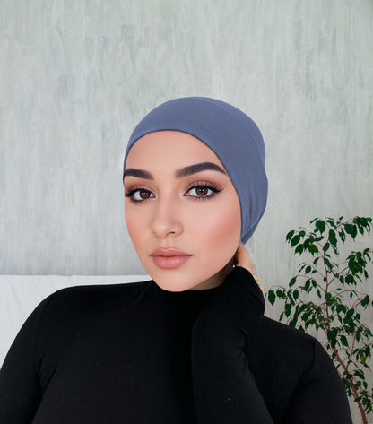 Premium Breathable Modal Hijab | Dusty Blue