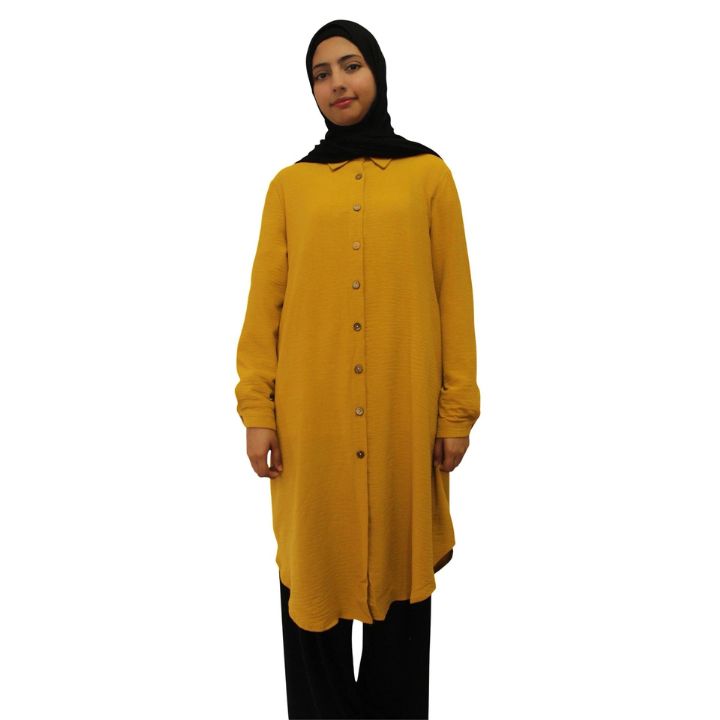 Ethnic Dress (Mustard) - Ayesha’s Collection