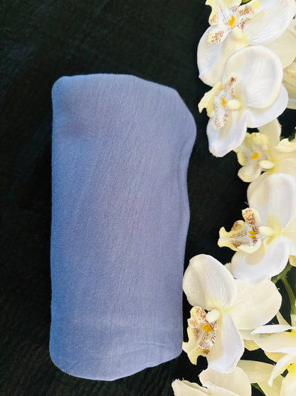 Premium Quality Cotton Jersey Hijab / Shawl (Dusty Blue)