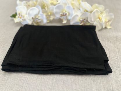 Premium Quality Cotton Jersey Hijab / Shawl (Black)