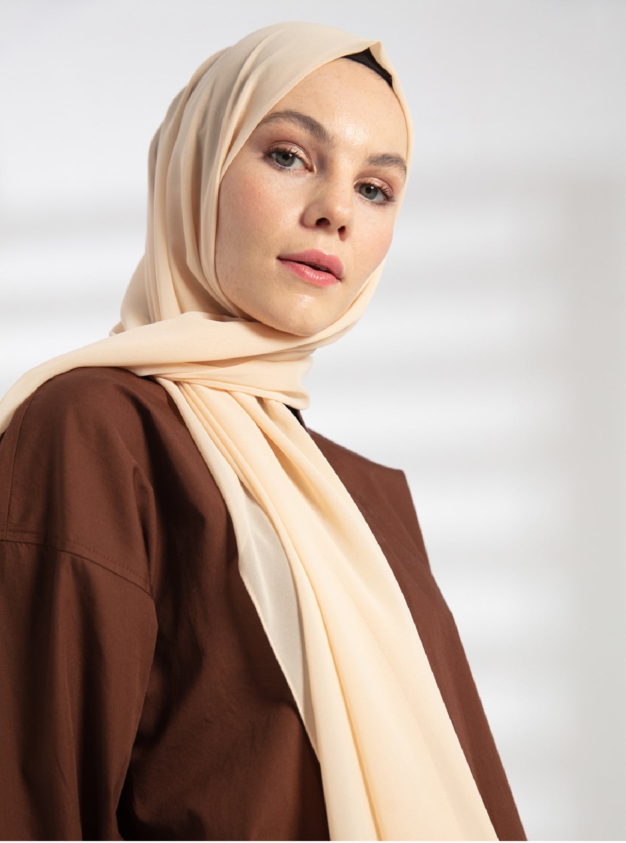 Chiffon Scarf Hijab Bisque | Good Quality Chiffon Hijab