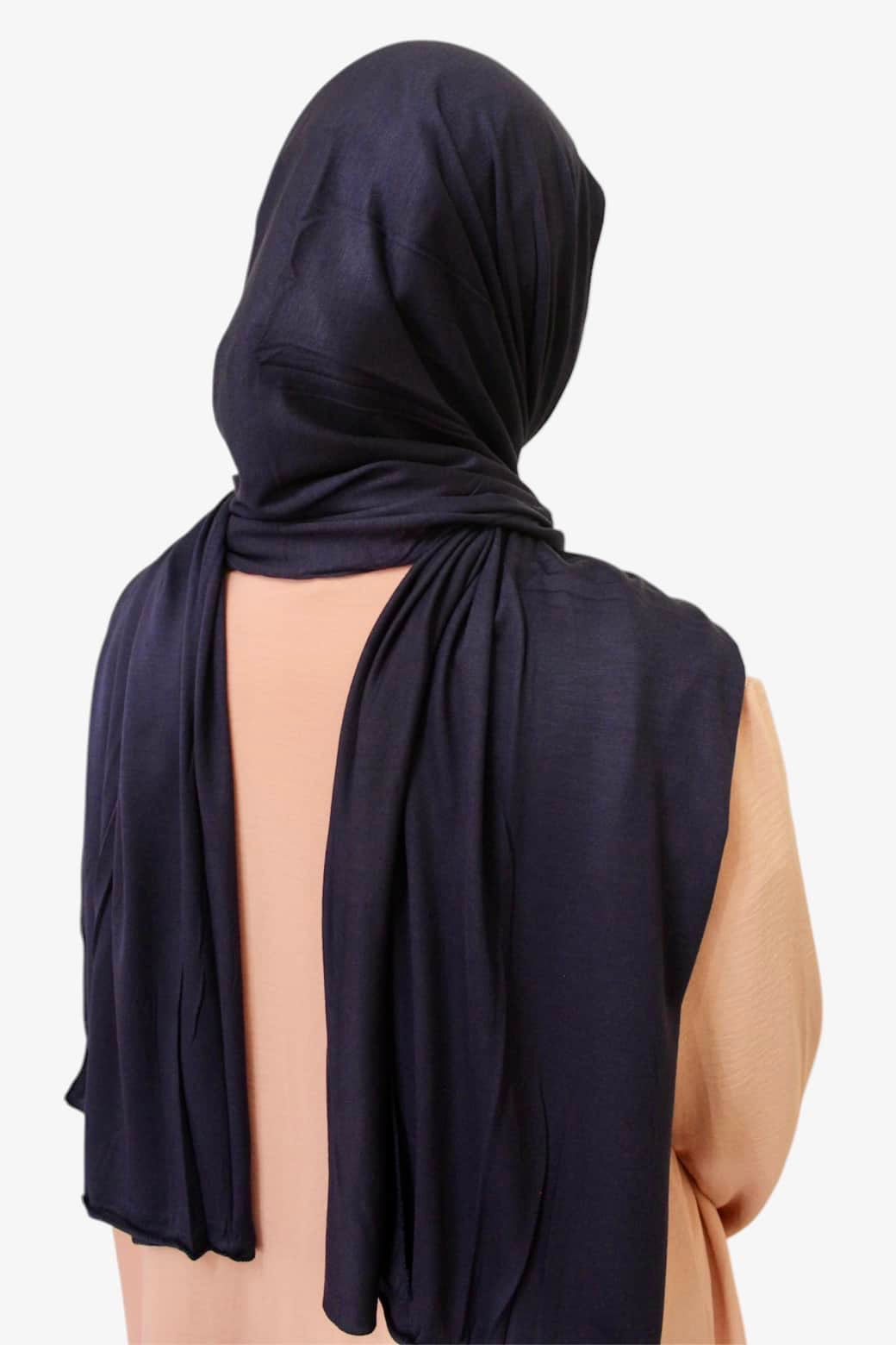 Rayon Jersey Scarf (Navy)