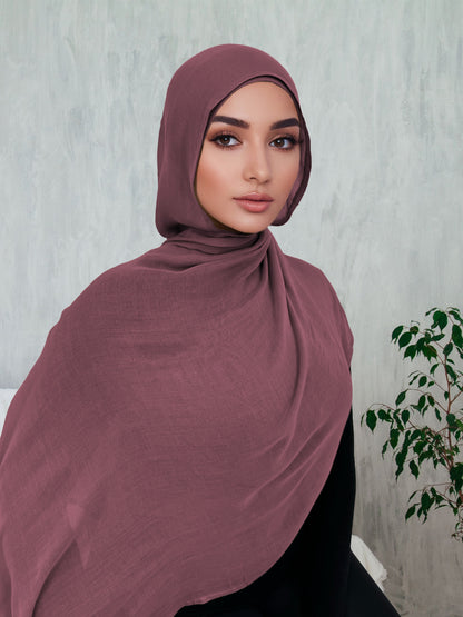 Premium Breathable Modal Hijab | Mauve