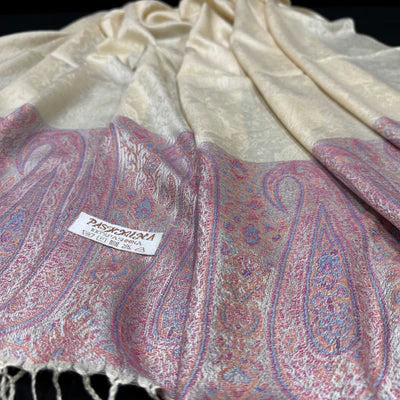 Pashmina Shawl (Beige) - Ayesha’s Collection