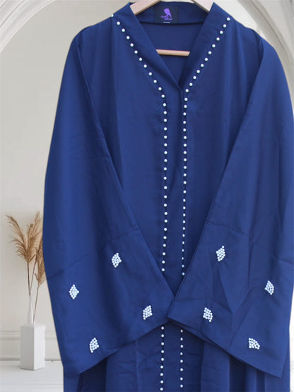 Ayesha's Pearl Abaya | Blue