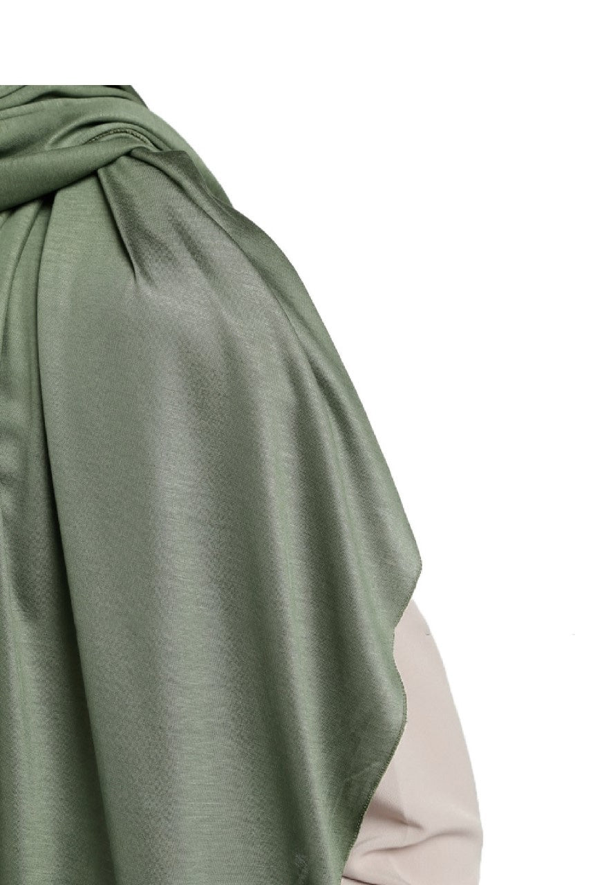 Premium Quality Jersey Viscose Hijab / Scarf (Light Green)