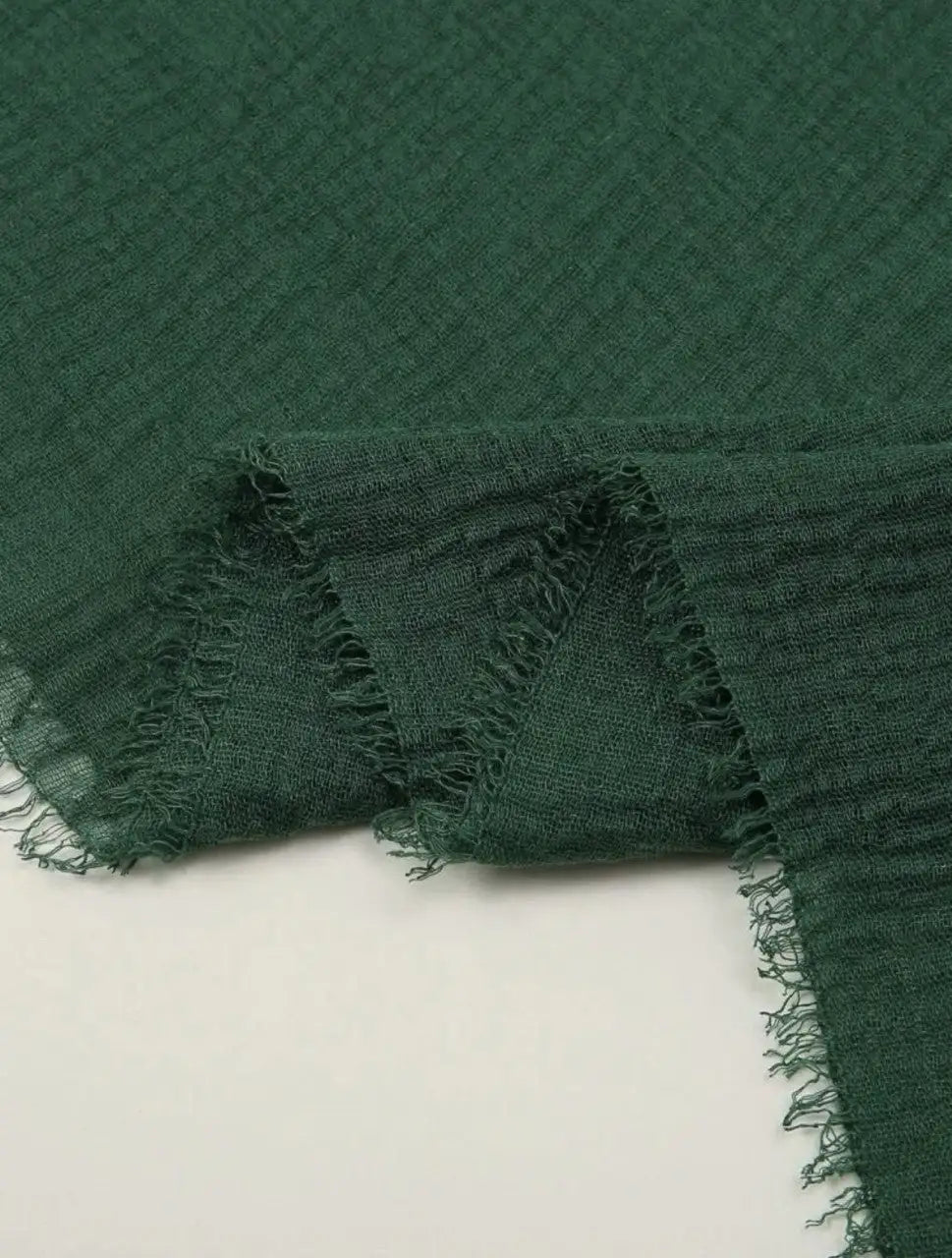 Premium Emerald Green Cotton Hijab