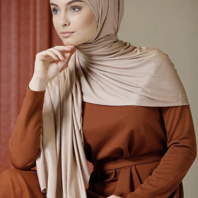 Premium Quality Jersey Viscose Hijab / Scarf (Powder Pink)