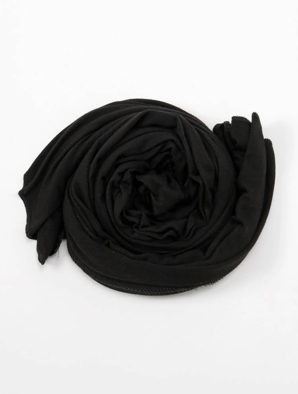 Rayon Jersey Scarf (Black)