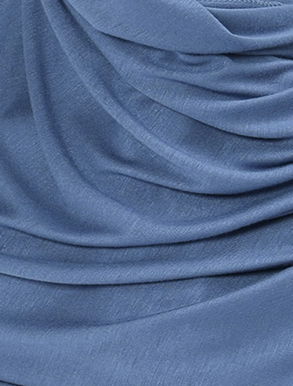 Rayon Jersey Scarf (Dusty Blue)
