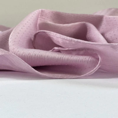 Satin Silk Crepe Dotted Shawl  Scarf (Baby Pink) - Ayesha’s Collection