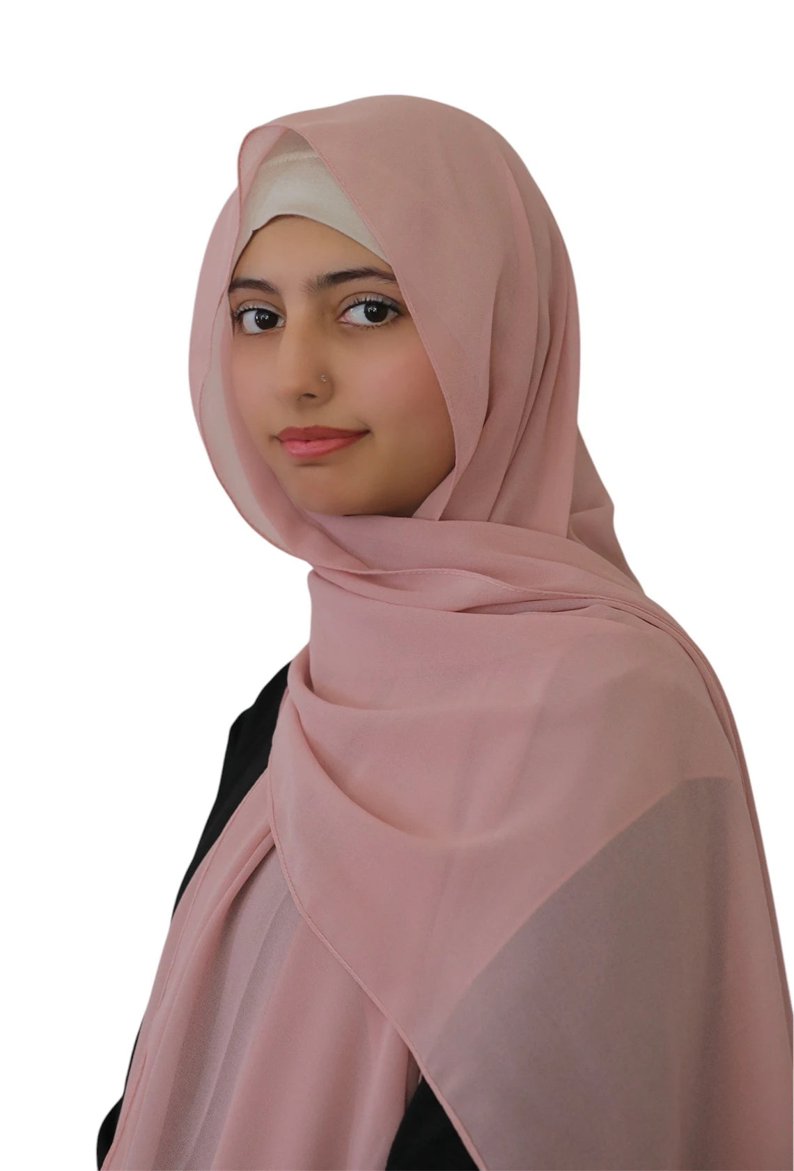 Pink Chiffon Hijab - Ayesha’s Collection