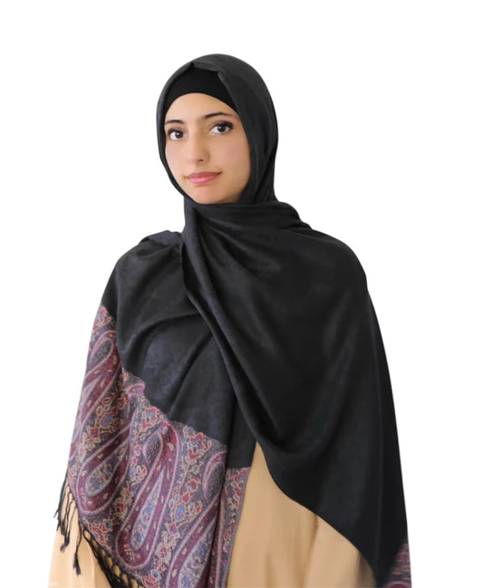 Pashmina Shawl (Black)- Ayesha’s Collection