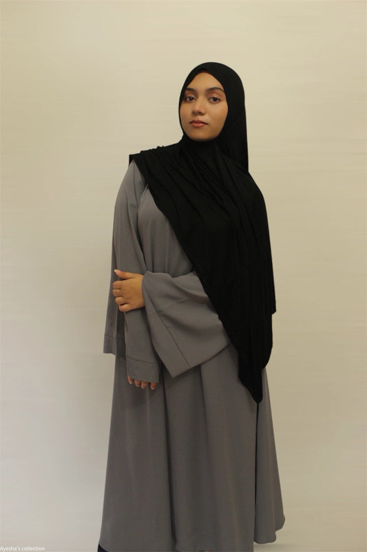 Dubai Abaya (Grey) - Ayesha’s Collection