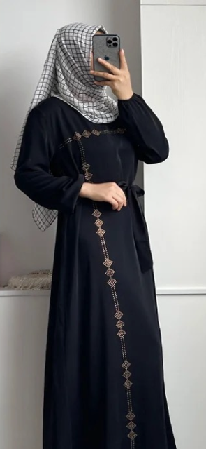 Turkish Abaya (Black) - Ayesha’s Collection